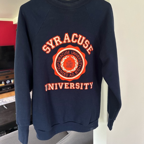 Vintage 90s Syracuse University crewneck sweatshirt - Picture 3 of 7